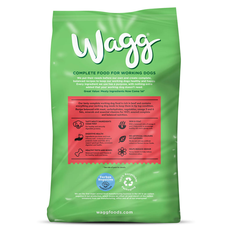 Wagg dog food beef and veg 12kg - British product