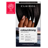Clairol Colour Strong Black hair dye 1.0, imported from the UK