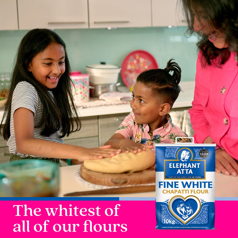 Elephant Atta fine white chapatti flour 10kg, imported from the UK