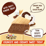 Kinder wafer biscuit multipack chocolate and milk 8x12.8g - British product