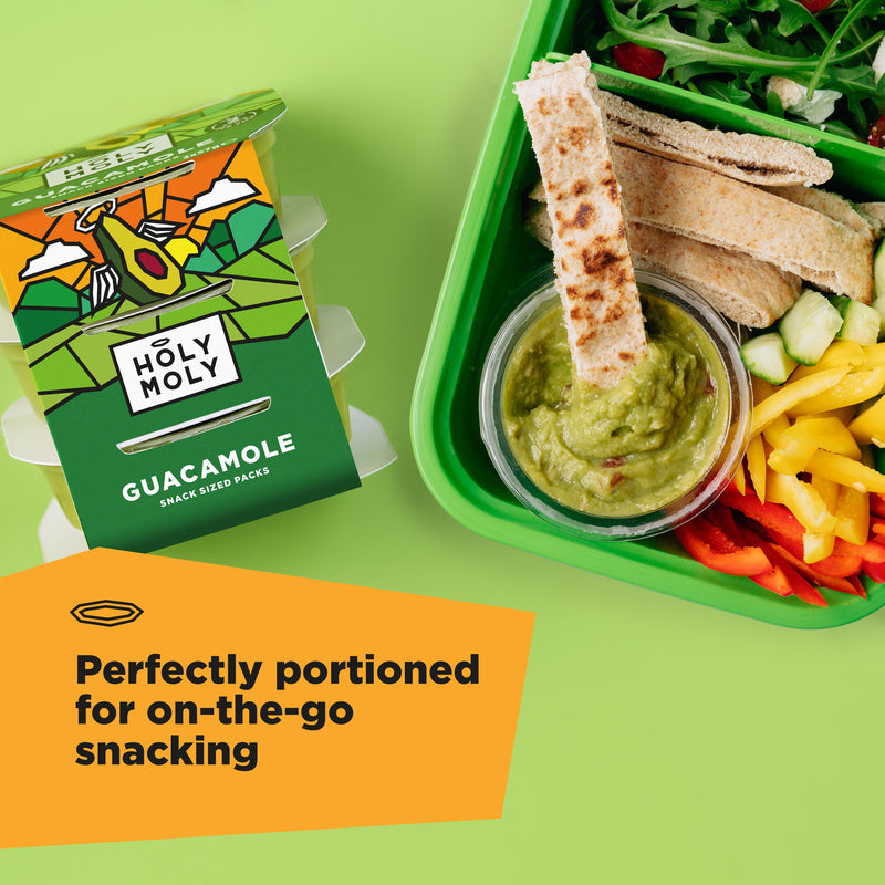 Holy Moly Minis Guacamole Original 3x57g, UK version