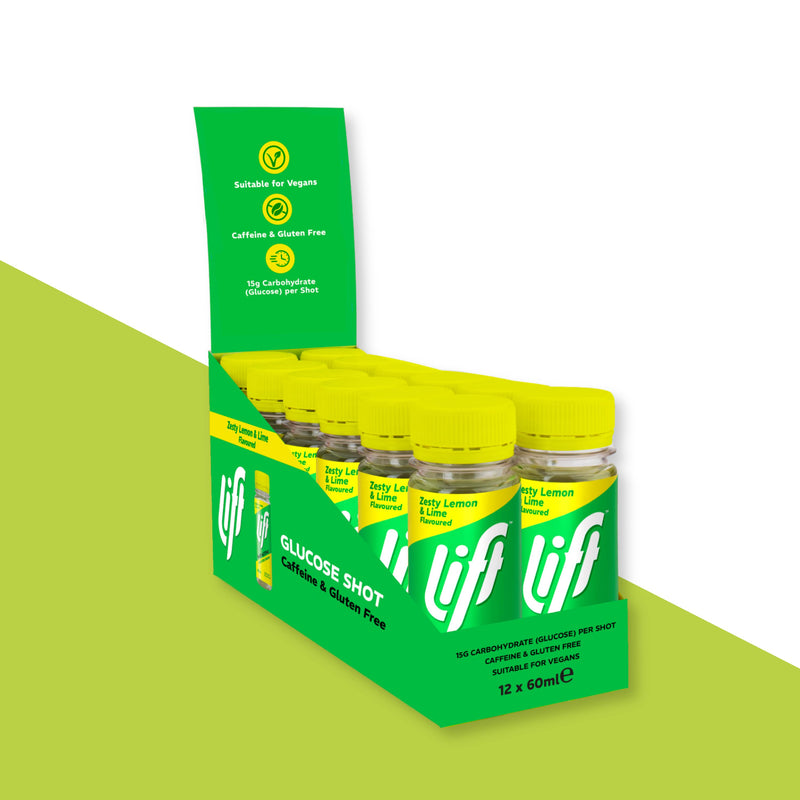Lift glucose drink shot Lemon Lime 60ml, imported from the UK