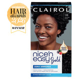 Clairol Volcanic Black permanent hair dye - British product
