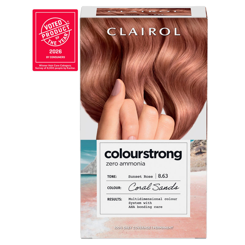 Clairol permanent hair dye 8.63 Sunset Rose - British product