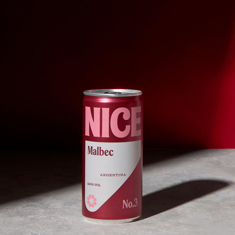 Nice Malbec red wine 18.7cl, UK version