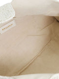 Dune London white Dunmore grab bag with Hotstones embellishments, UK version