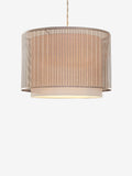 Gold Jada easy fit lamp shade with laser-cut design - British product