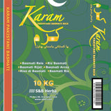 Karam Pakistani Basmati Rice 10kg, UK version