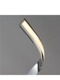 Gallery Home Maria floor lamp with chrome finish - British product