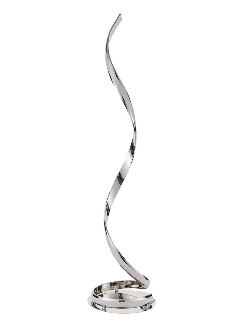 Gallery Home Maria floor lamp with chrome finish - British product