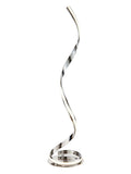 Gallery Home Maria floor lamp with chrome finish - British product