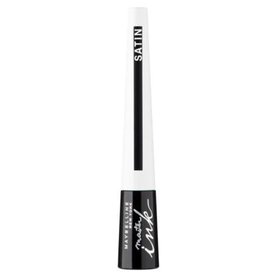 Maybelline Master Ink Satin Eye Liner in black, imported from the UK