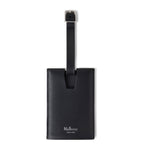 Mulberry calfskin logo luggage tag, imported from the UK