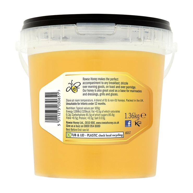 Rowse Set Honey 1.36kg, imported from the UK