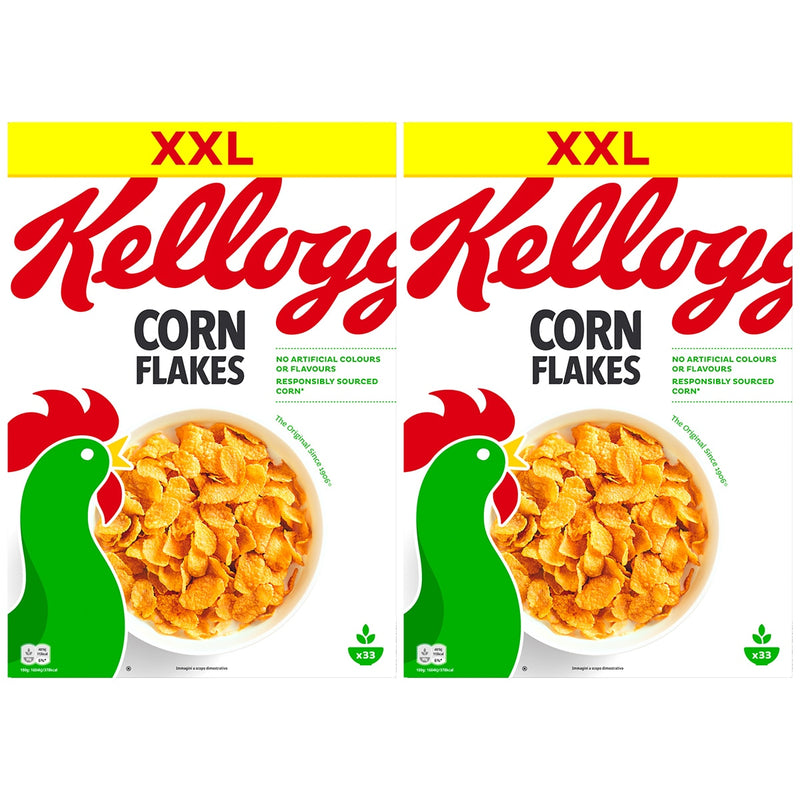 Kellogg's corn flakes 2 x 1kg, UK version