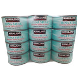 Costco UK Skipjack Tuna Steak in Brine, Pack of 12, 200g Each- Buy online at McGrocer