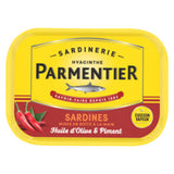 Parmentier sardines with chilli in olive oil 135g (British brand)