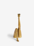 Rockett St George gold leg taper candle holder 22cm, imported from the UK
