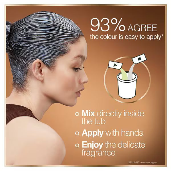 Garnier permanent hair dye Blackberry Brown, UK version