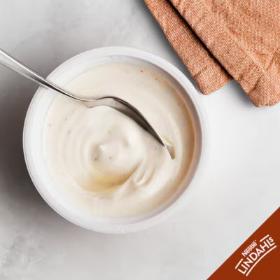 Lindahls Kvarg Stracciatella dairy pot 150g, UK version
