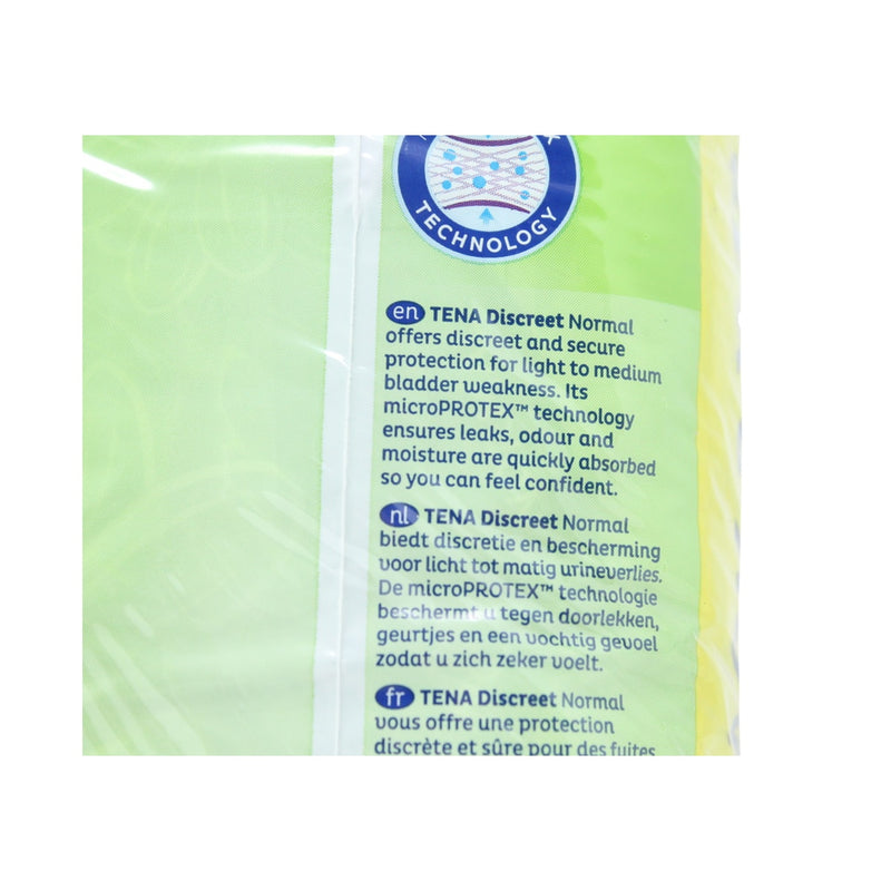 Tena Lady Discreet Normal bladder weakness pads 2 x 24 pack (British brand)