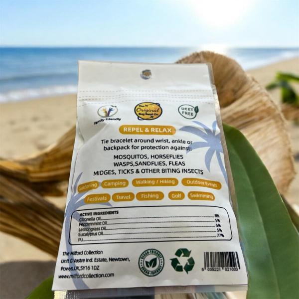 Milford insect repellent bracelets 12 pack, imported from the UK
