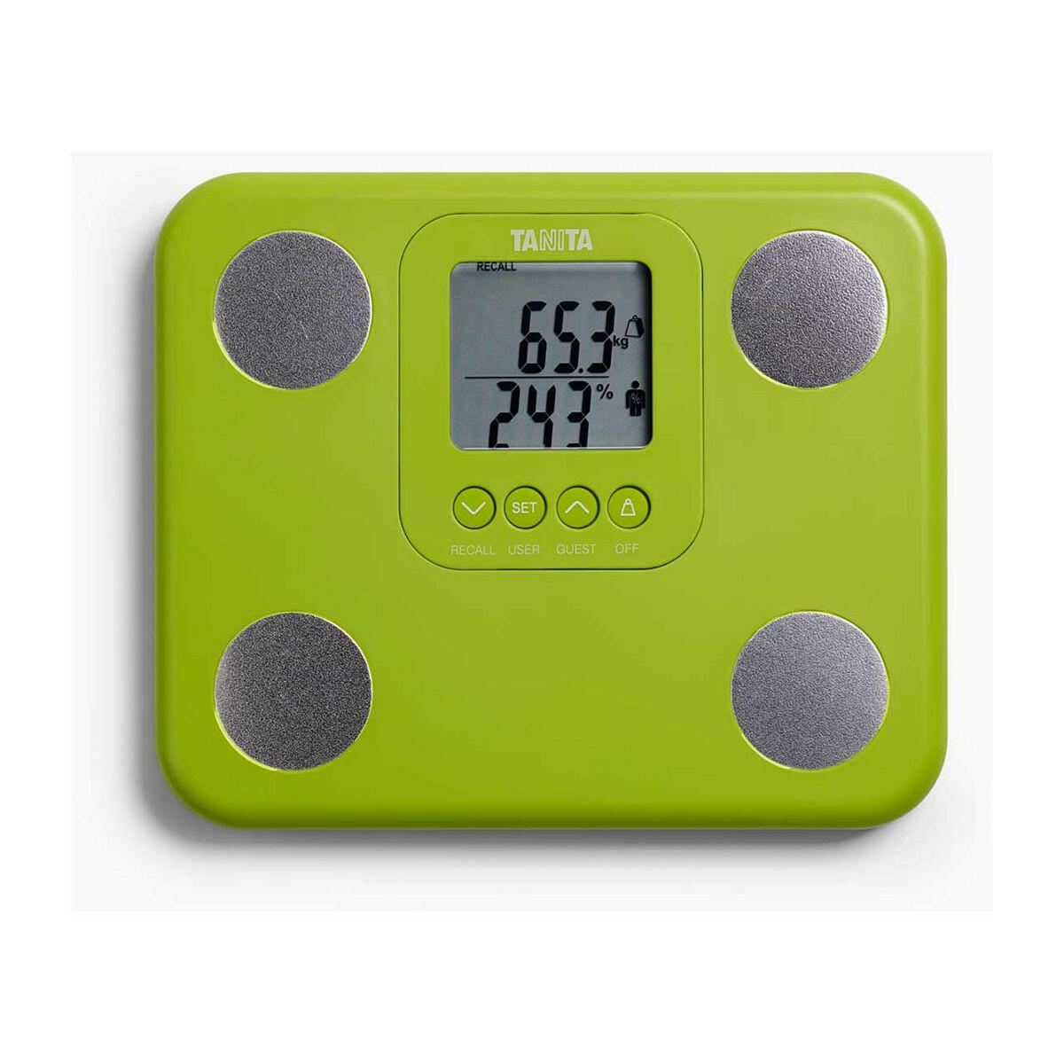 Tanita Compact Lightweight Body Analysis Scale Green GOODS Boots