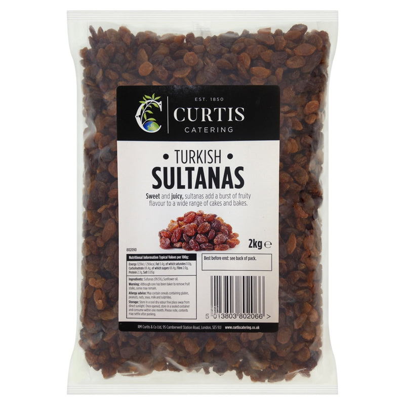 Curtis sultanas dried fruit 2kg - British product