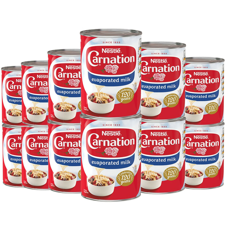 Carnation evaporated milk 12 x 410g - British product