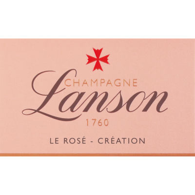 Lanson Champagne Le Rosé Création 750ml glass bottle, UK version