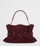 Balmain suede Anthem shoulder bag medium - British product