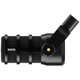 Rode PodMic USB black dynamic broadcast microphone, imported from the UK