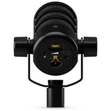 Rode PodMic USB black dynamic broadcast microphone, imported from the UK