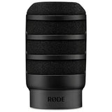 Rode PodMic USB black dynamic broadcast microphone, imported from the UK