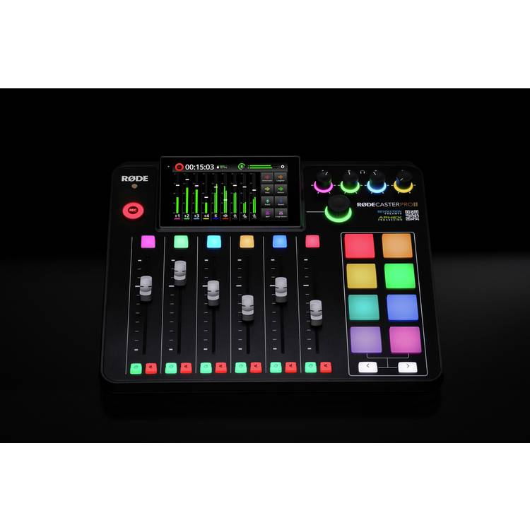 Rode RodeCaster Pro II audio production studio, imported from the UK