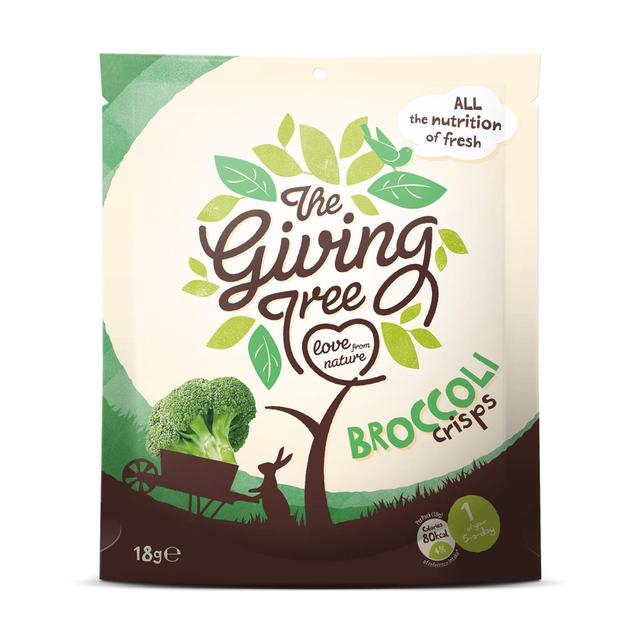The Giving Tree Vacuum Fried Broccoli Crisps 18g GOODS M&S