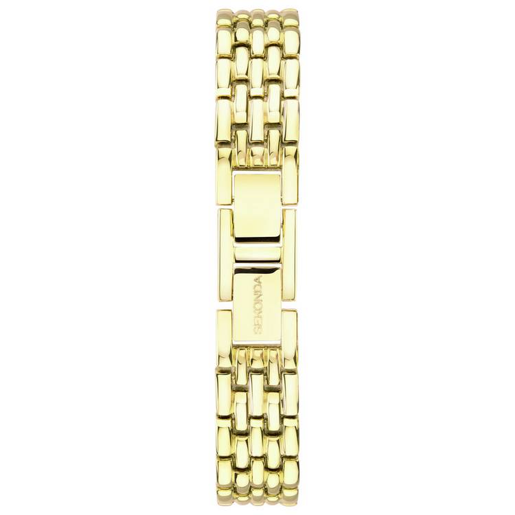 Sekonda Monica ladies white dial gold strap watch UK version