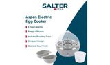 Salter Aspen compact egg steamer, imported from the UK