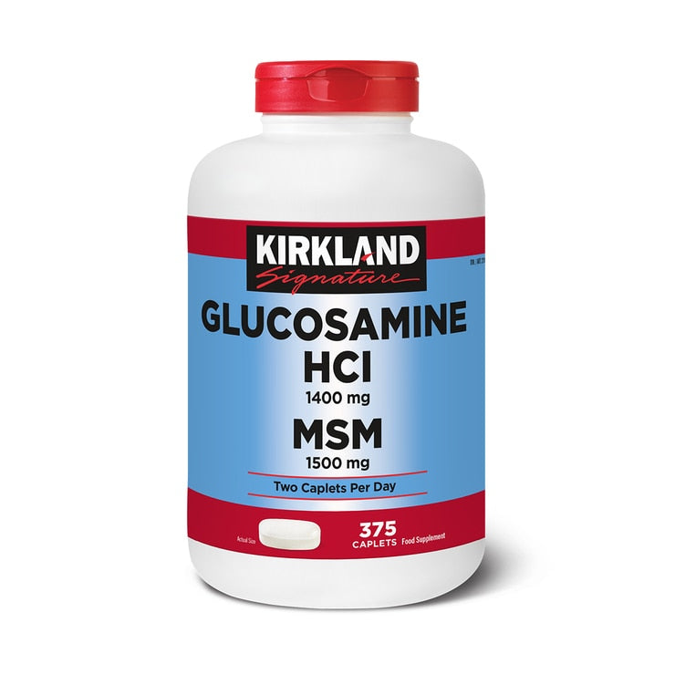 Kirkland Signature Glucosamine HCI MSM 375ct