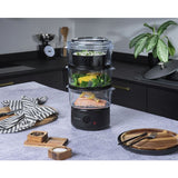 Salter Kuro 3 Tier Steamer grey, imported from the UK