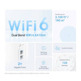 TP-Link Deco X1500 mesh Wi-Fi 6 system 3-pack, UK version