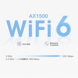 TP-Link Deco X1500 mesh Wi-Fi 6 system 3-pack, UK version