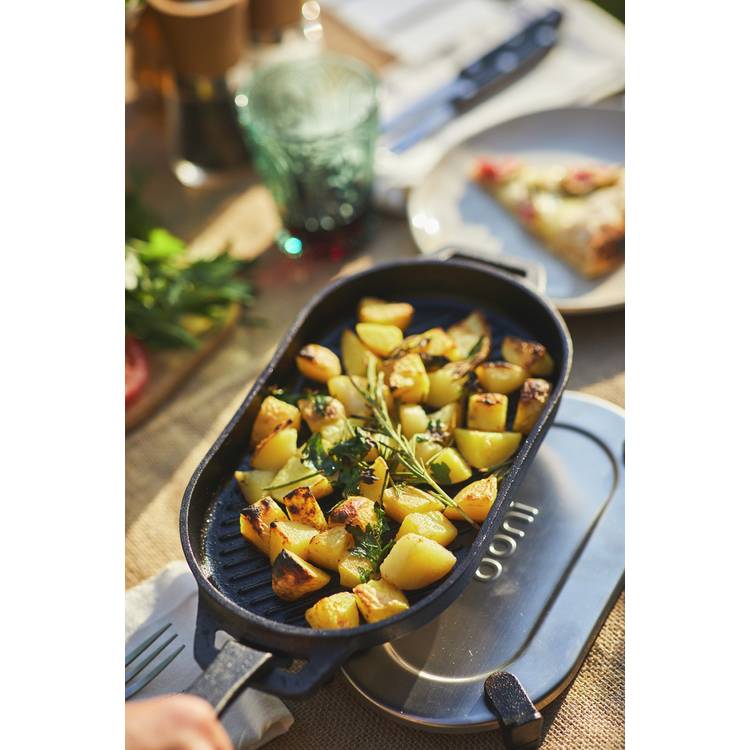 Ooni cast iron grizzler pan 17cm - British product