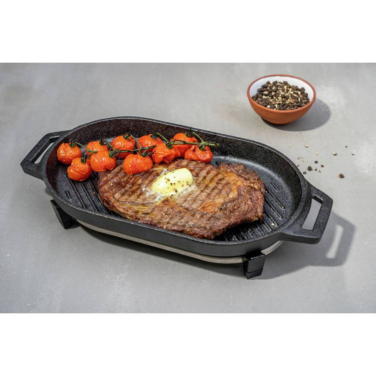 Ooni cast iron grizzler pan 17cm - British product