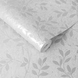 Superfresco Milan Trail Silver wallpaper roll - British product