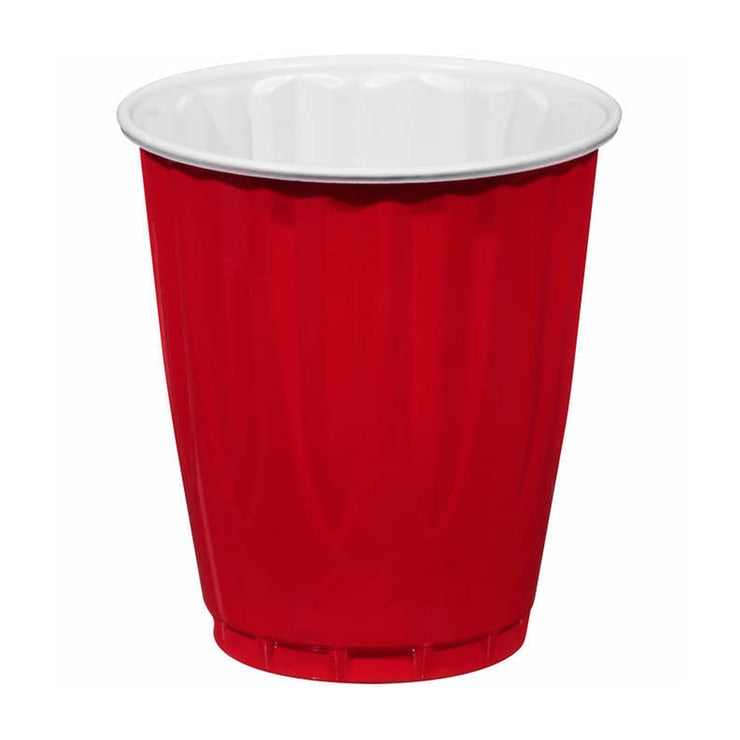 Kirkland Signature red plastic cup 240 pack, UK version