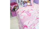Argos Barbie Kids Printed Flannel Throw Pink 150x100cm- Buy online at McGrocer