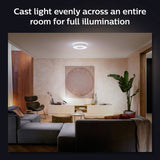 Philips LED flush ceiling light white 38cm, imported from the UK