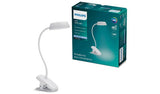 Argos Philips Clip LED Portable Touch Table and Desk Lamp - White- Buy online at McGrocer