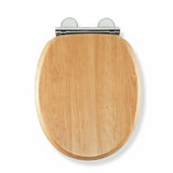 Croydex moulded wood toilet seat light oak effect (British brand)